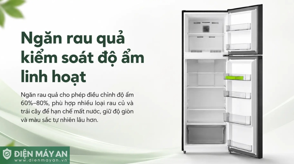 Tủ lạnh Midea Inverter 236 lít MDRT346MTB28VN

